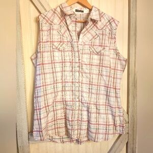 Rock 47 wrangler top NWOT XXL